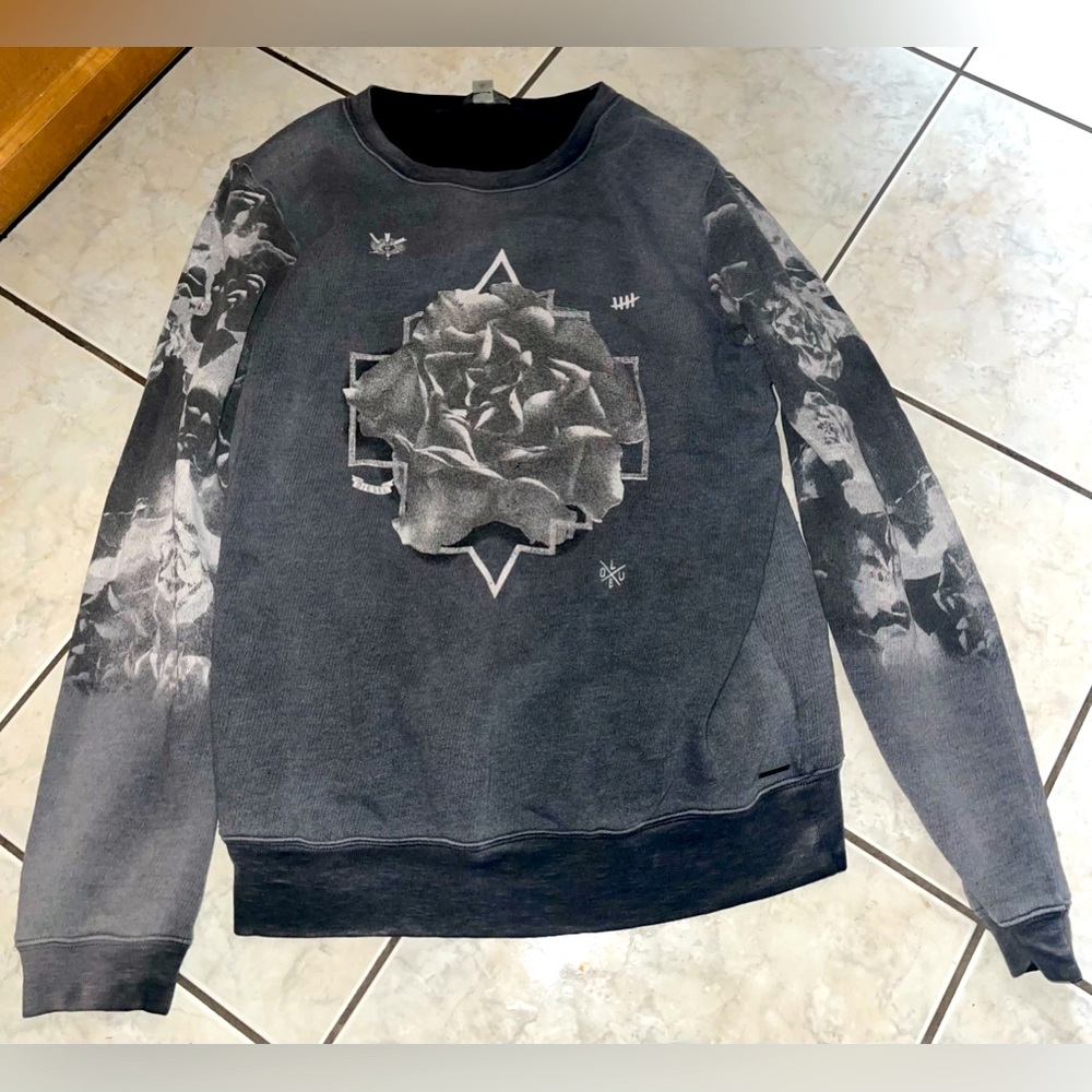 Vintage Diesel graphic crewneck gray size M